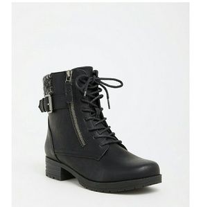Torrid Combat style boots